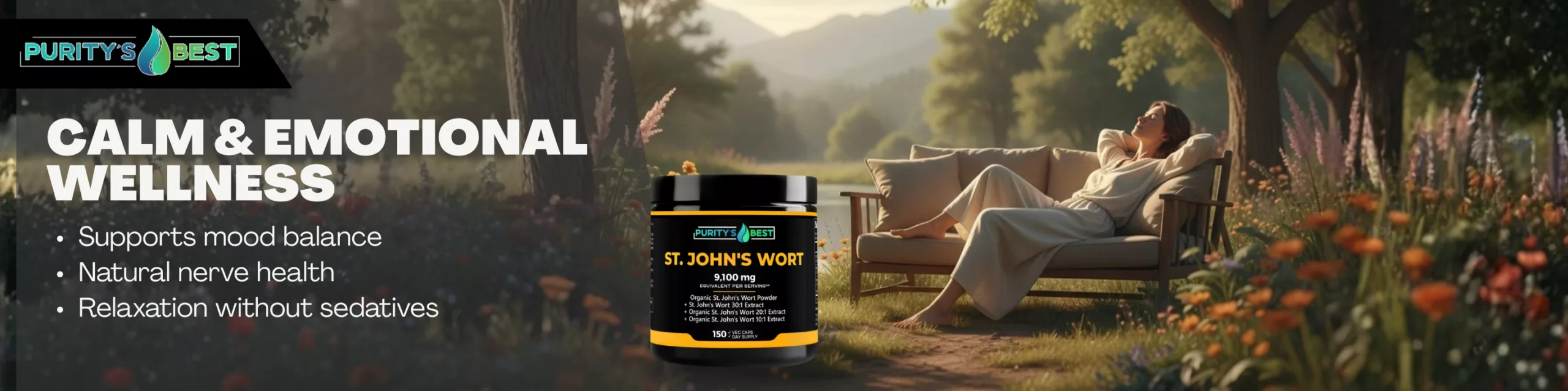 Purity Best St. John's Wort Emotional Wellness Support